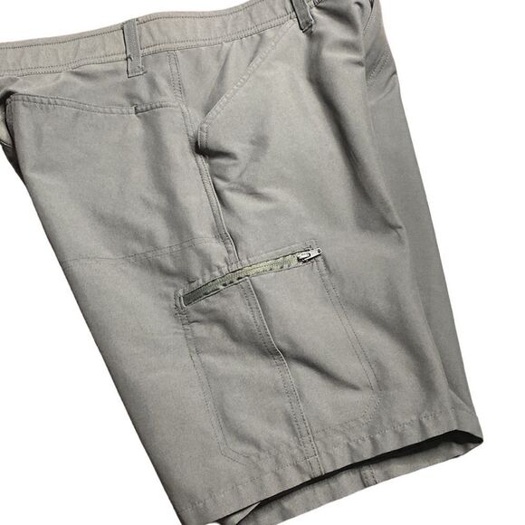 PACIFIC OUTFITTERS Gray Regular Fit Outdoor Comfort Shorts - Picture 8 of 8